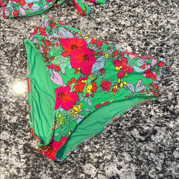 Roller Rabbit High-Waisted Bikini Bottom - Picture 2 of 4